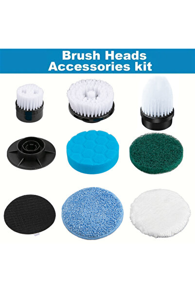 Choice MULTI 9PCS Replaceable Brush Heads Accessory Kit, Suitable for Electri...