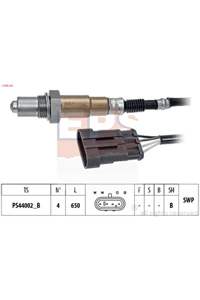 Eps Sonda Lambda Alfa Romeo Brera (939_) 2006-2011 Benzina