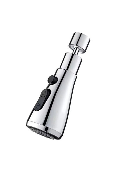 Choice4 قطعة واحدة من وصلة تمديد الصنبور المصنوعة من سبيكة معدنية فضية، ثلاثة...