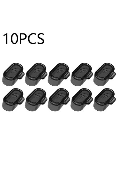 Choice ١٠ قطع من سدادات الغبار السوداء لحماية منفذ شاحن الساعة المصنوع من الس...