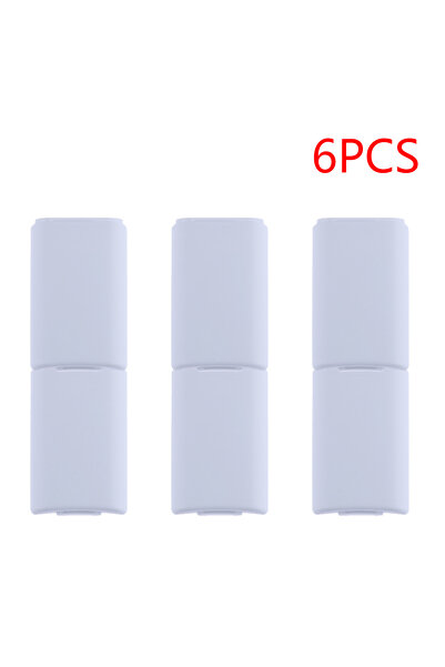 Choice غطاء خلفي أبيض مكون من 6 قطع من 1 إلى 10 قطع من بطاريات AA لجهاز تحكم ...