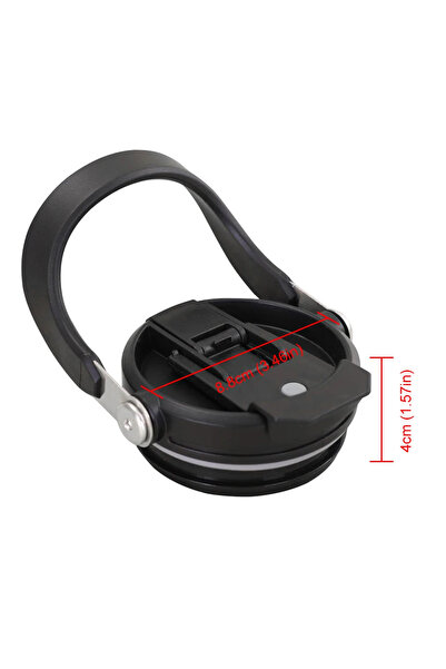 Choice غطاء قش أسود بمقبض قطعة واحدة مناسب لكوب ستانلي 20/30 أونصة، غطاء كوب ...