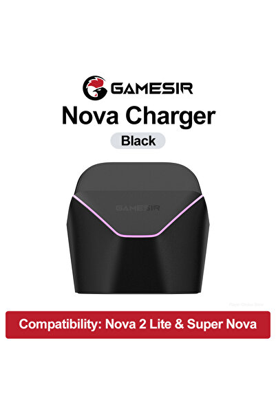 Choice Black GameSir Gamepads Charger Dock Nova 2 Lite Super Nova Charging Station Original Stylish Dispay