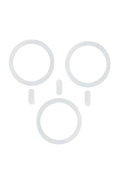 Choice 3 قطع بيضاء من 1 إلى 5 قطع من حلقات الملصقات المعدنية لشاحن Magsafe ال...