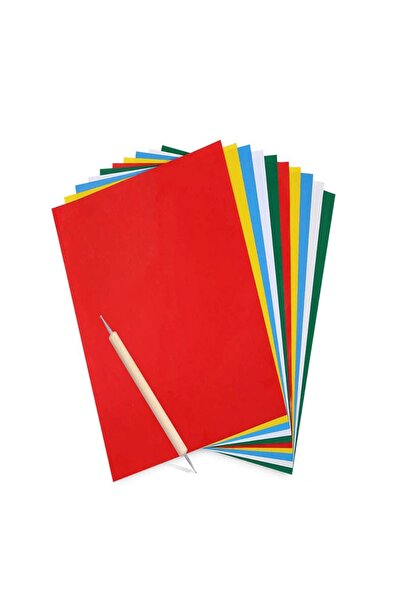 Choice MULTI 10Pcs Embroidery Transfer Paper with Embossing Stylus Cross Stitch Carbon Water-Soluble Tracin