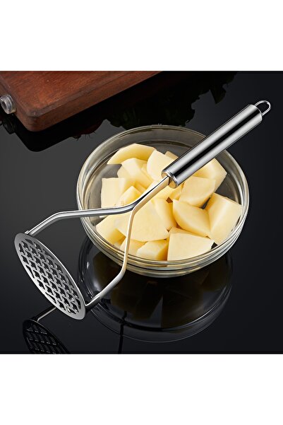 Choice أداة هرس البطاطس والبيض المنزلية للأطفال، قطعة واحدة باللون الرمادي ال...