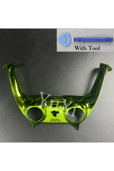 Choice شريط زخرفي لمقبض عصا التحكم PS5 باللون الأخضر اللامع، قطعة واحدة، لمقبض وحدة تحكم بلاي ستيشن 5