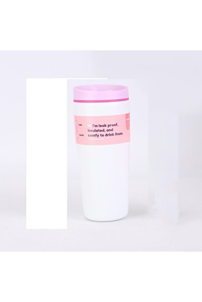 Choice 301-400ml White 20oz 12/20oz Stainless Steel Vacuum Cup Coffee Cup Simple Fashion Men's & Women's Co