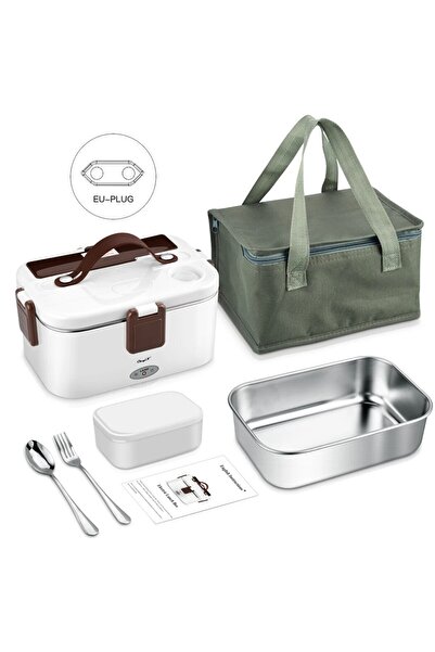 Choice صندوق غداء كهربائي محمول CkeyiN 220 فولت 1.8 لتر بمعيار أوروبي 220 فول...