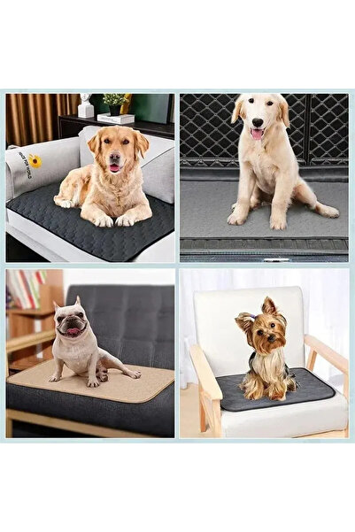 Choice 60x45cm grey Washable Dog Pet Diaper Mat Urine Absorbent Environment Protect Diaper Mat Waterproof R