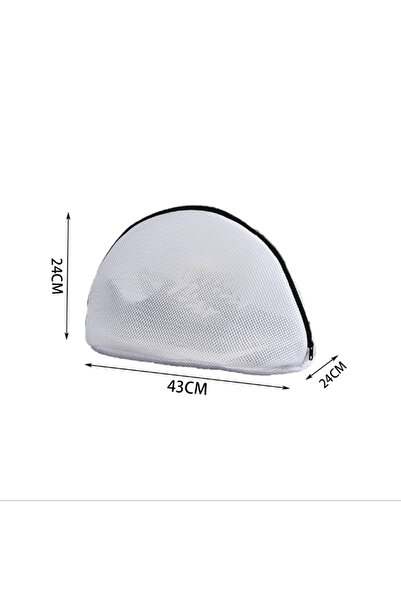 Choice M 1PC 1PC كيس غسيل أحذية سميك غطاء غسيل أحذية مضاد للتشوه كيس تنظيف بوليستر شبكي