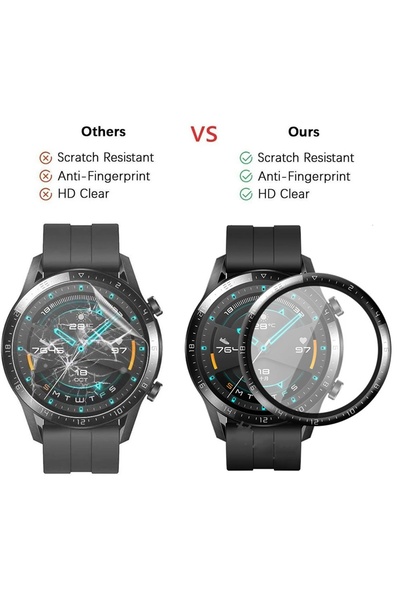 Choice 5 قطع لـ GT 2 46 مم زجاج ناعم واقي لساعة هواوي GT 2 2E 3 Pro Runner Watch Fit 2 ES Full