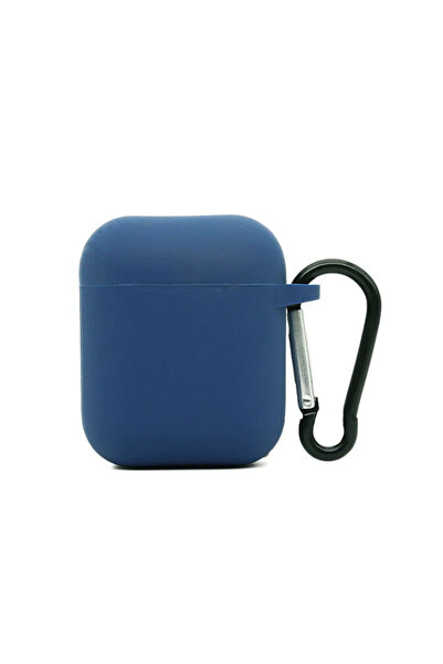 Choice جراب أزرق لسماعات Airpods 1/2 من السيليكون، جراب واقٍ لسماعات الأذن اللاسلكية بتقنية البلوتوث من Airpods
