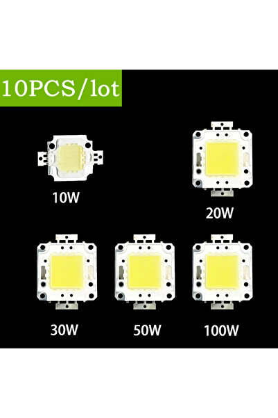 Choice أبيض دافئ 10 واط 9-12 فولت 10 قطع/مجموعة 100 واط 50 واط 30 واط 20 واط ...