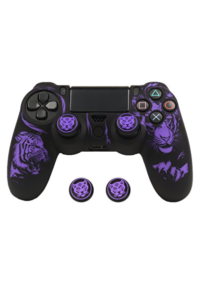 Choice A0632-5 لحافظة وحدة تحكم بلاي ستيشن 4، مصنوعة من السيليكون الناعم، تنا...