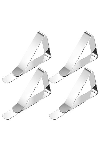 Choice 4 قطع من 4 إلى 32 قطعة من مشبك غطاء طاولة من الفولاذ المقاوم للصدأ لطا...