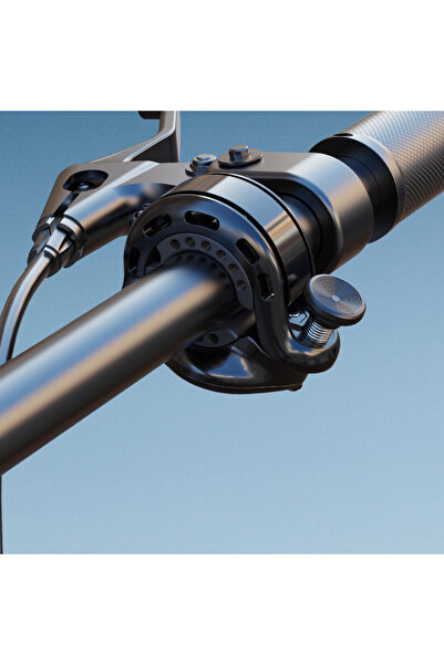 Choice جرس دراجة أسود اللون لجهاز AirTag، وحافظة AirTags مخفية داخل الجرس، مق...