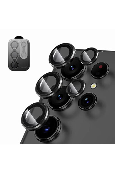 Choice For S24 UItra Black A For Samsung Galaxy S24 S25 Ultra S24+ S23 PLUS Diamond Camera Lens Protector L