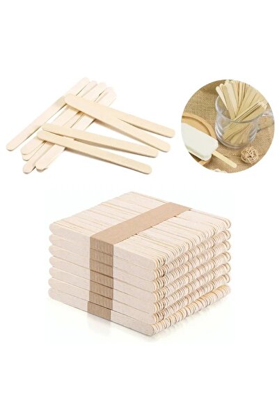 choice2 100pcs 100pcs Natural Wooden Ice Cream Popsicle Sticks Wood Stick Ice...