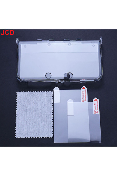 JCD غطاء حماية بلاستيكي شفاف من الكريستال لجهاز 3DS الجديد، 3DS XL LL، 3DS XL...