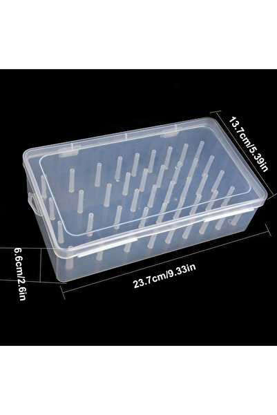 Choice صندوق تخزين خيط الخياطة، 42 بكرة، صندوق منظم لخيوط الخياطة، حقيبة تخزين شفافة للخياطة والتطريز، محمول