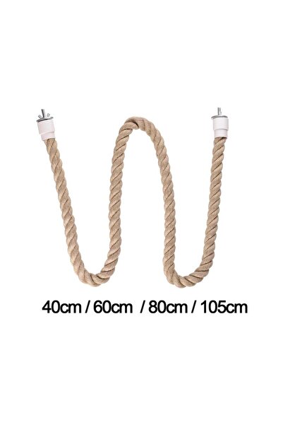 Choice حبل الببغاء على شكل قفص لعبة الببغاء على شكل مجثم الطيور لعبة مضغ للببغاء والكونيور والكوكاتي.