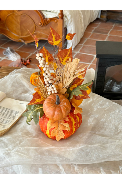 Choice قطعة واحدة برتقالية، قطعة واحدة من زينة الهالوين، زينة اليقطين، أوراق ...