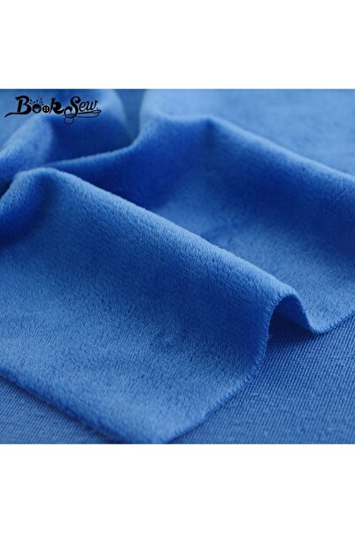Choice 45cmx75cm R002-2 Solid Color Short Plush Velvet Fabric Super Soft Clot...