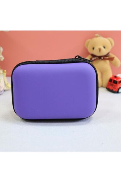 Choice صندوق تخزين ألعاب الورق UNO الأرجواني، حقيبة سماعة بلوتوث، حقيبة EVA، ...