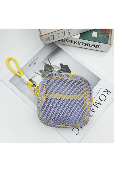 Choice منظم شبكي أرجواني من الدوبامين، محفظة نقود صغيرة محمولة بسحاب، حقيبة أ...