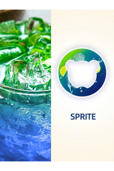 Choice حلقات نكهة الفواكه متعددة النكهات من سبرايت، قطعة واحدة، لأكواب الماء،...