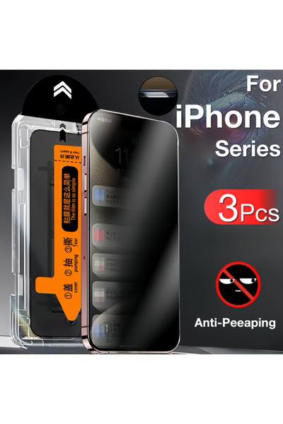 Choice26 iPhone 16 Pro Max Anti Peeping 3 Pieces 3Pcs Screen Protector Anti P...