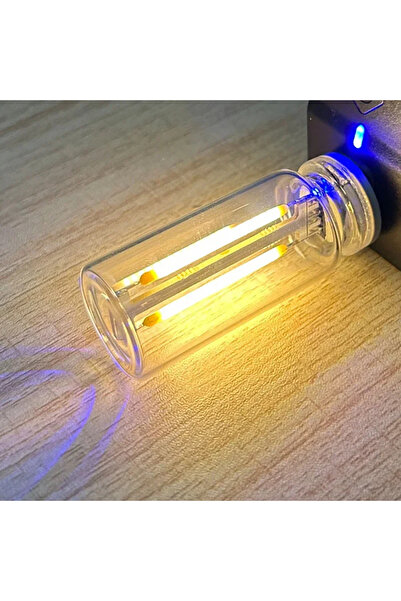 Choice مصباح ليد بتصميم كلاسيكي ذهبي 3000 كلفن مزود بخيط يو إس بي مع خاصية التعتيم باللمس و5 فولت مصباح ليد إيديسون بتصميم كلاسيكي لإضاءة الليل والتخييم