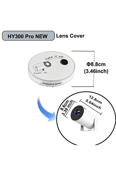 Choice غطاء حماية عدسة جهاز العرض HY300 pro الجديد HY300 pro، يحمي عدسة جهاز العرض Magcubic H من الغبار