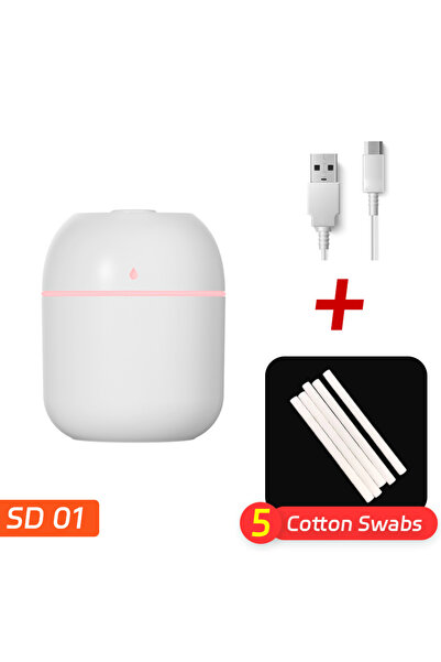 Choice جهاز ترطيب الهواء SD01White5 صغير محمول يعمل عبر منفذ USB لسطح المكتب ...