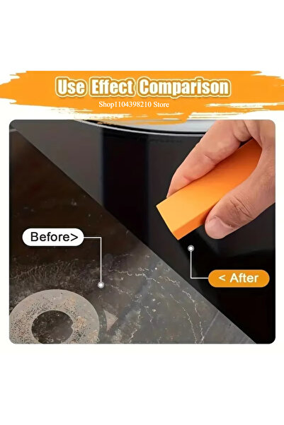 Choice1 قطعة واحدة من ممحاة الترسبات الكلسية البرتقالية الفعالة، مزيل الصدأ م...