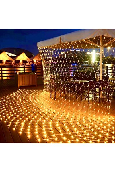 Choice سلسلة أضواء LED شبكية بيضاء دافئة 1.5 × 1.5 متر، 96 مصباح LED، قابس ال...