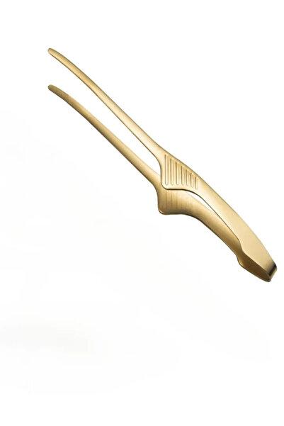 Choice ملقط مطبخ دقيق من الفولاذ المقاوم للصدأ باللون الذهبي، مقاوم للانزلاق ...