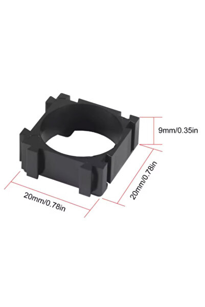 Choice 100 PCS 100Pcs 18650 Lithium Battery Holder, Plastic Battery Pack Bracket Cylindrical Cell Battery S