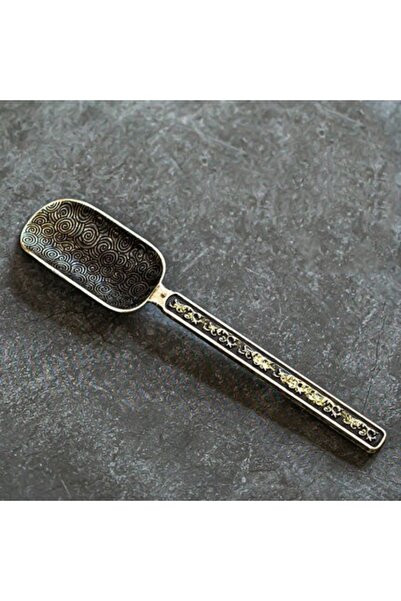 Choice ملعقة شاي من سبائك البرونز والسحابة مع نسيج سحابة ميمونة عتيقة وأداة ل...