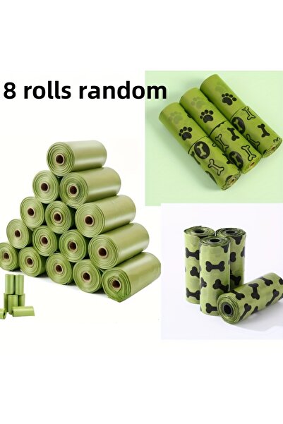 Choice أكياس فضلات الكلاب الخضراء القابلة للتحلل البيولوجي، مانعة للتسرب، بدو...