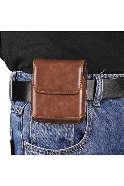 Choice brown Leather Belt Clip Case Waist Bag For Z Flip 7 6 5 4 3 5G Flip7 F...