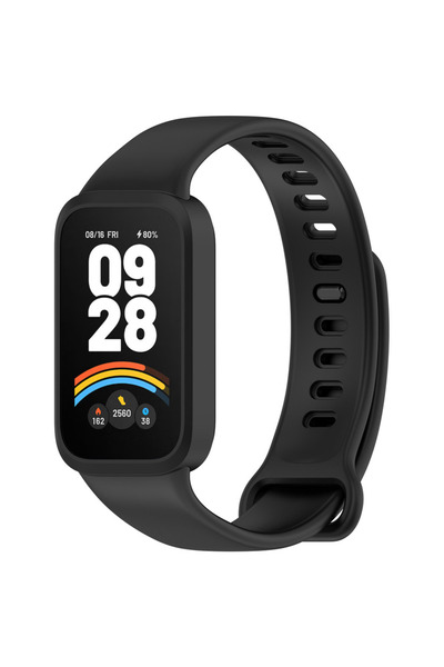 CAOWTAN Smart Band 9 Active black Official Silicone Wristband Strap For Smart...