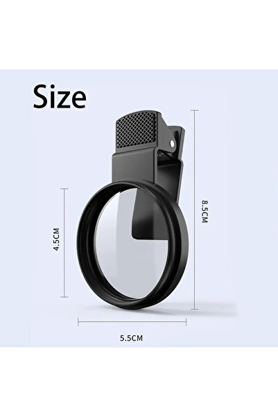 Choice Black 52MM Circular Universal Polarizer Camera Lens Clip Portable CPL Filter Kit Professional Phone