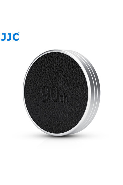 Choice غطاء عدسة من الجلد الأسود الفضي JJC Retro لكاميرا Fujifilm Instax Mini EVO غطاء عدسة مضاد للخدش