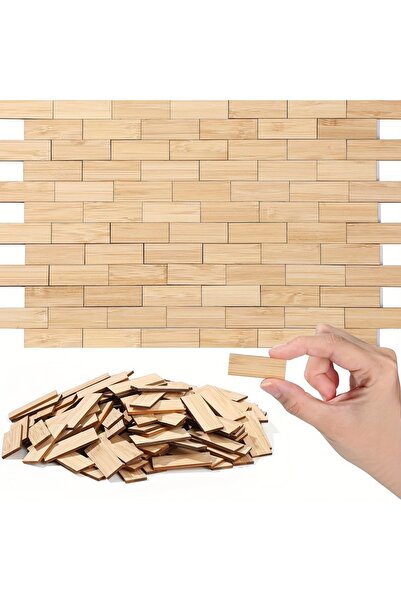 Choice 50 قطعة 50/100 قطعة أرضيات بيت الدمية المصغرة بمقياس 1: 12 ألواح أرضية...