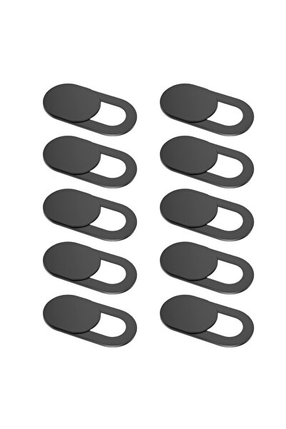 Choice 10 قطع سوداء 10/100 قطعة غطاء كاميرا كمبيوتر محمول منزلق فائق النحافة ...