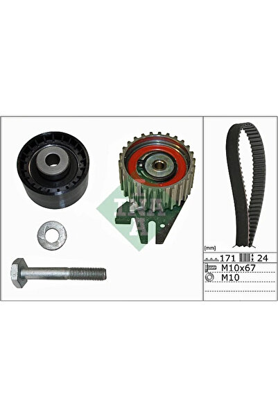 FAG Set Curea De Distributie Alfa Romeo 159/4C/Brera Lancia Delta 3