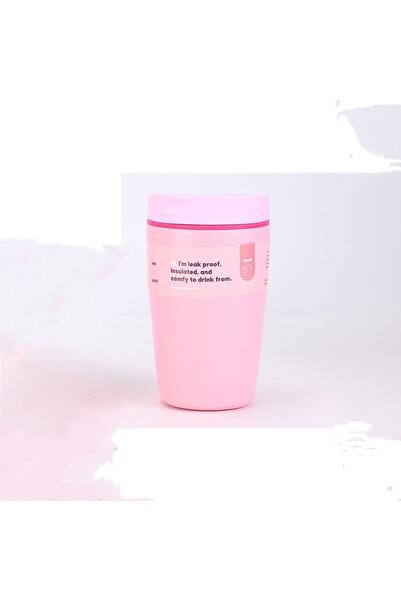 Choice 301-400ml Pink 12oz 12/20oz Stainless Steel Vacuum Cup Coffee Cup Simple Fashion Men's & Women's Cof