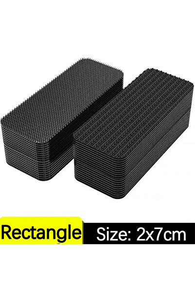choice2 مستطيل - 20 × 70 مم، 10 أزواج من ملصقات تثبيت السجاد القوية، ذاتية ال...